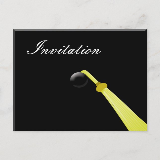 GradHutEinladung Einladungspostkarte (Vorderseite)