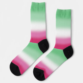 Gradient Abrosexual Pride Socken
