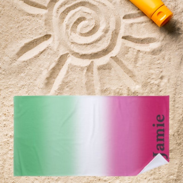 Gradient Abrosexual Pride Strandtuch (Von Creator hochgeladen)