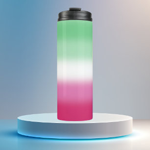 Gradient Abrosexual Pride Thermosbecher
