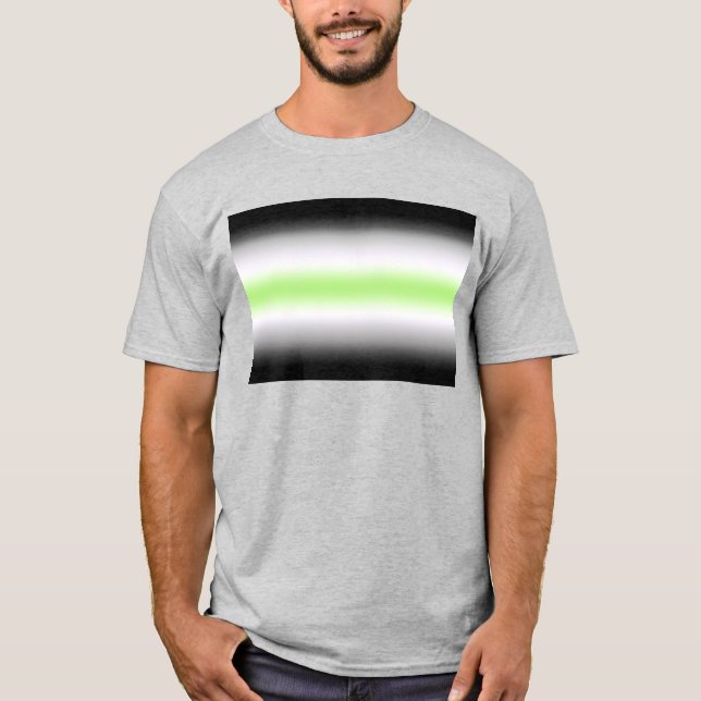 Gradient Agender Pride T - Shirt (Vorderseite)