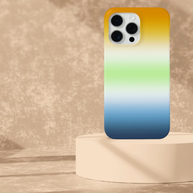 Gradient AroAce Agender Pride Case-Mate iPhone Hülle (Von Creator hochgeladen)