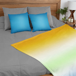 Gradient AroAce Agender Pride Fleecedecke