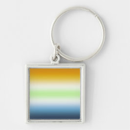 Gradient AroAce Agender Pride Schlüsselanhänger