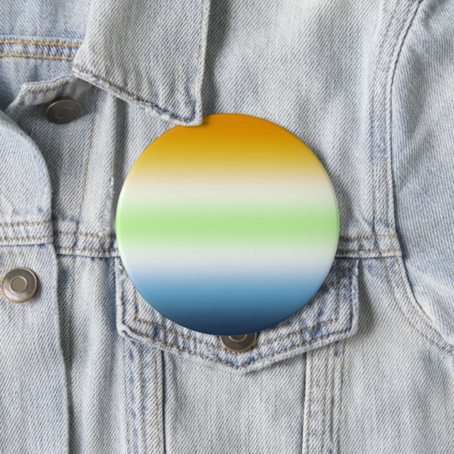 Gradient AroAce Agender Stolz Button (Beispiel)