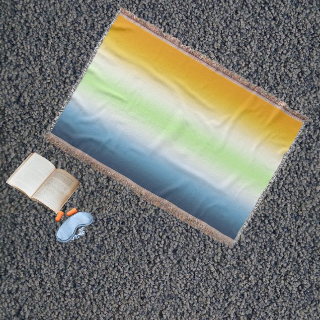 Gradient AroAce Agender Stolz Decke (Von Creator hochgeladen)