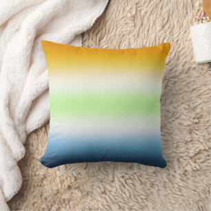 Gradient AroAce Agender Stolz Kissen