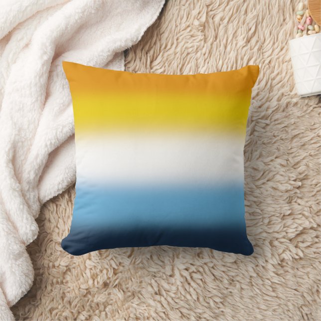 Gradient AroAce Pride Flag - farbenfrohe AroAce-Fl Kissen (Decke)