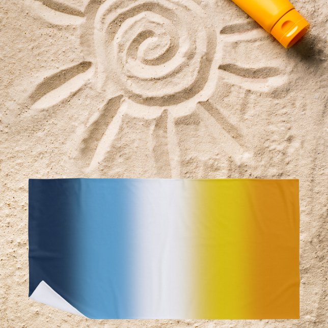 Gradient AroAce Pride Flag - farbenfrohe AroAce-Fl Strandtuch (Von Creator hochgeladen)