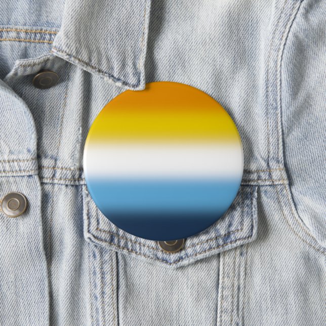 Gradient AroAce Pride Flag – Farbige AroAce-Flagge Button (Beispiel)