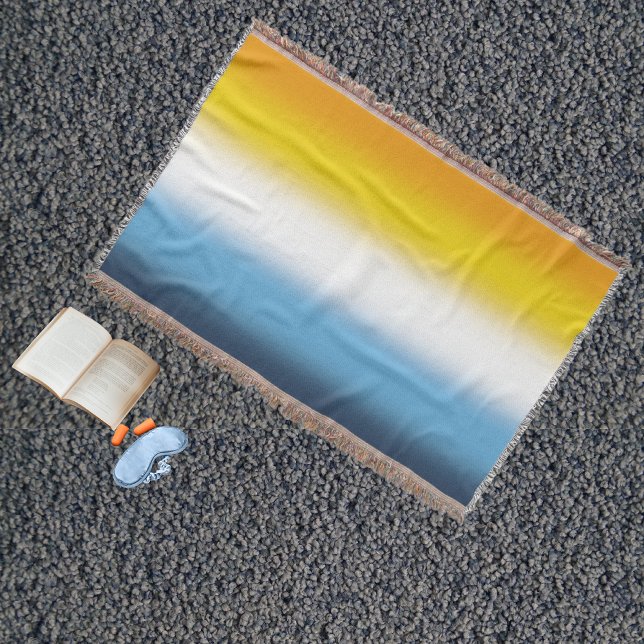 Gradient AroAce Pride-Flagge – Farbige AroAce-Flag Decke (Von Creator hochgeladen)