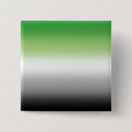 Gradient Aromantic Flag - farbenfroher, aromantisc Button