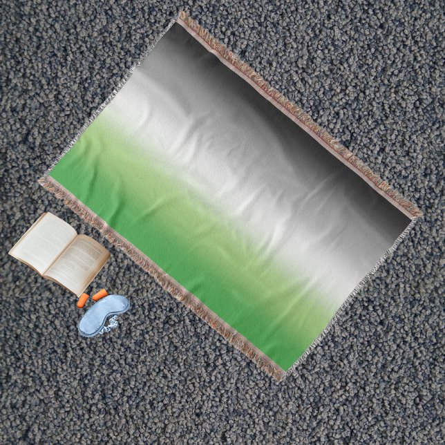 Gradient Aromantic Flag - farbenfroher, aromantisc Decke (Von Creator hochgeladen)