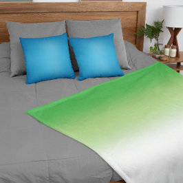 Gradient Aromantic Flag - farbenfroher, aromantisc Fleecedecke