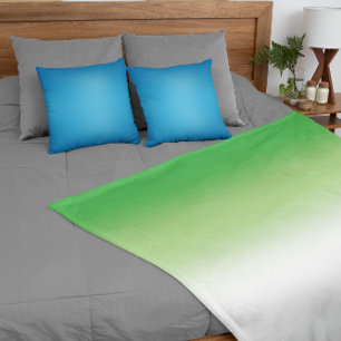 Gradient Aromantische Flagge – Farbprächtiger arom Fleecedecke