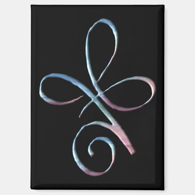Gradient bedingungslose Liebe Magnet (Vorderseite)