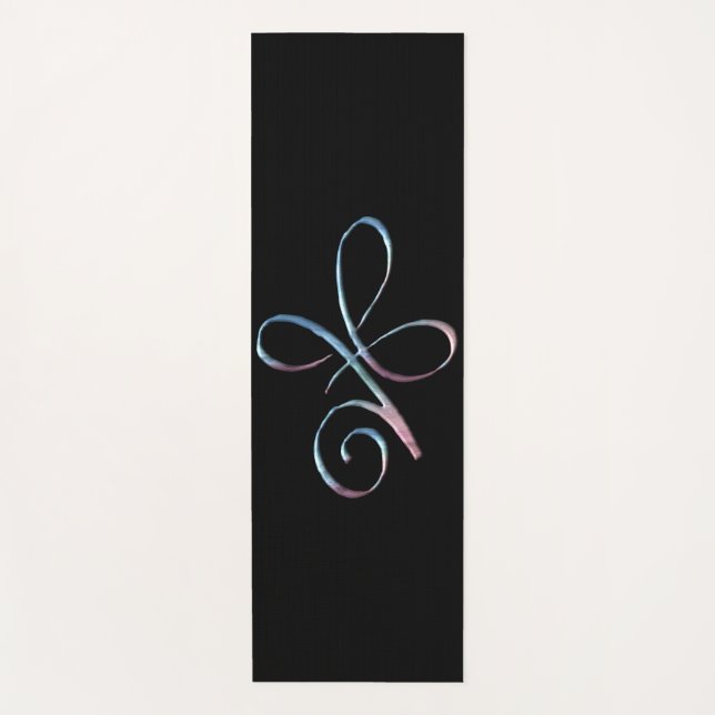 Gradient bedingungslose Liebe Yogamatte (Vorderseite)