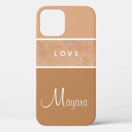 Gradient Beige Handy Case für Mädchen