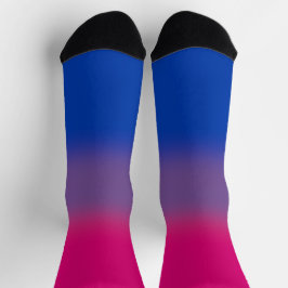 Gradient Bisexual Stolperflagge Socken