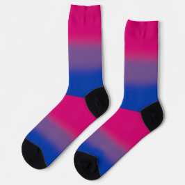 Gradient Bisexual Stolperflagge Socken