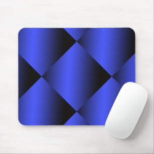 Gradient Black and Bright Blue Design Mousepad