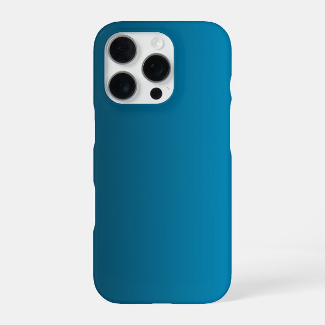 Gradient Blau - hell bis tief | Stimmungs-Hintergr iPhone Hülle (Rückseite)