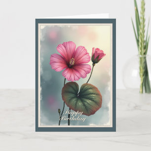 Gradient Bloom Geburtstagskarte Karte