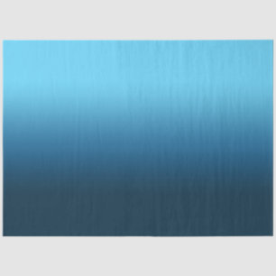 Gradient blue ombre seidenpapier