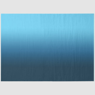Gradient blue ombre seidenpapier