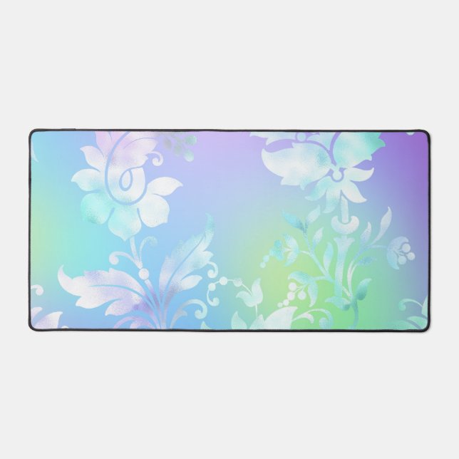 Gradient Blume Desk Mat Schreibtischunterlage (Vorderseite)