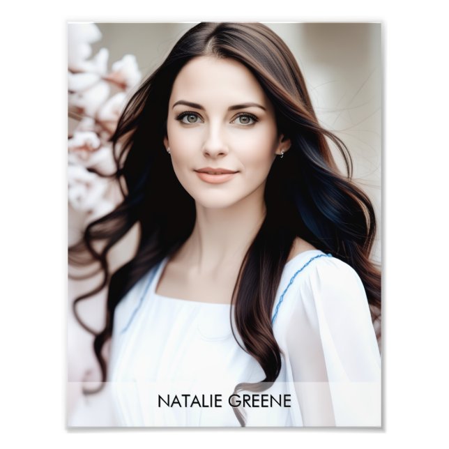 Gradient Border 8.5x11 Photogenic Photo Print Fotodruck (Vorne)