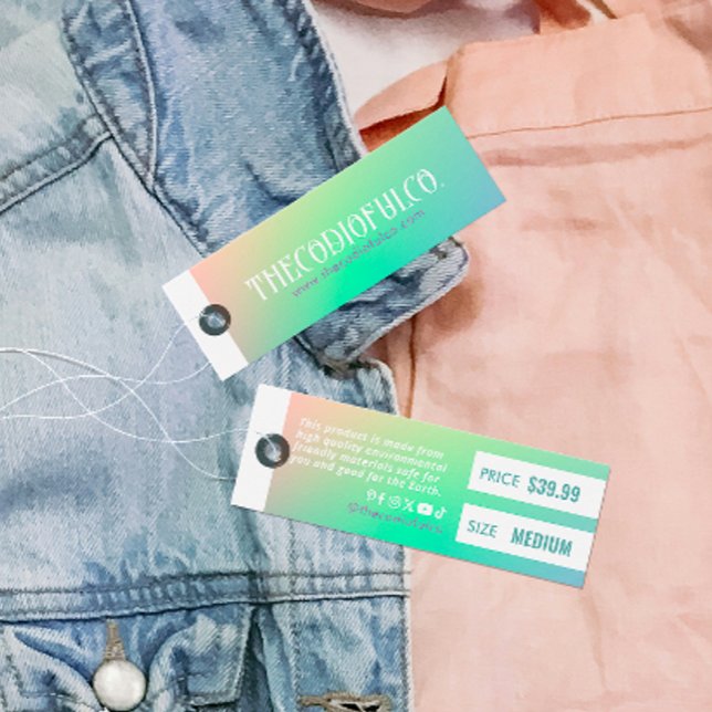 Gradient Closing Price Hang Tag (Von Creator hochgeladen)