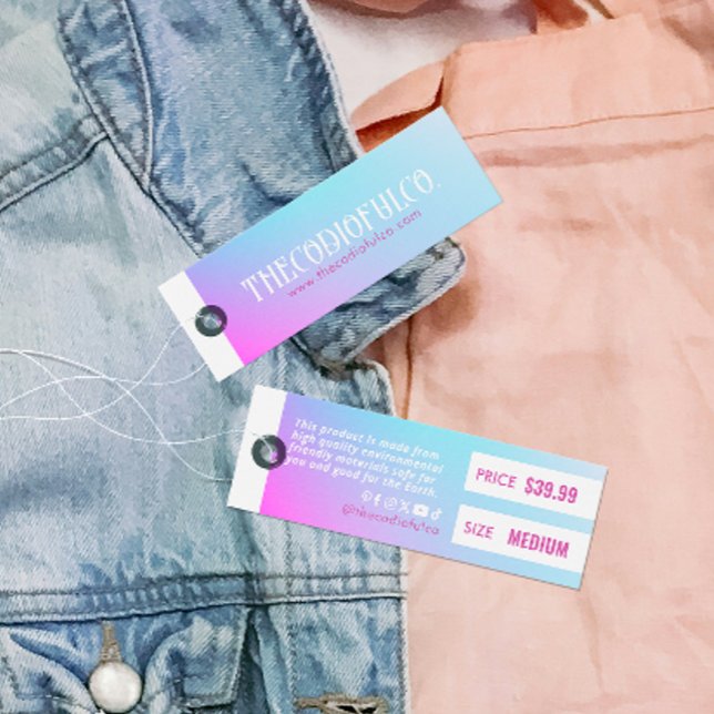 Gradient Closing Price Hang Tag (Von Creator hochgeladen)
