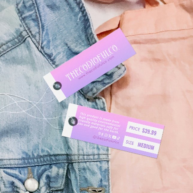 Gradient Closing Price Hang Tag (Von Creator hochgeladen)