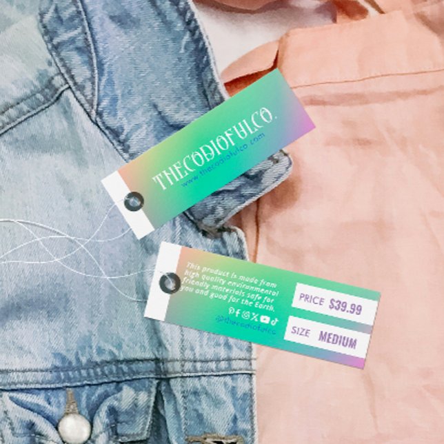 Gradient Closing Price Hang Tag (Von Creator hochgeladen)