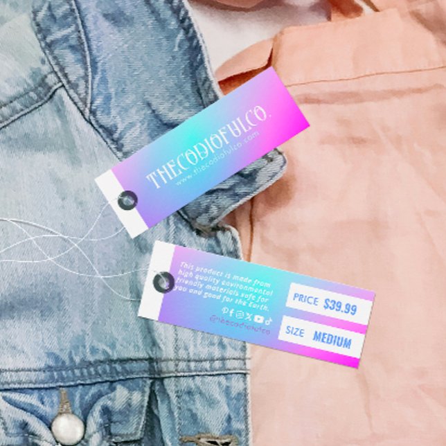 Gradient Closing Price Hang Tag (Von Creator hochgeladen)