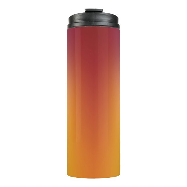 Gradient-Design-Hintergrund auf thermischem Tumble Thermosbecher (Vorderseite)
