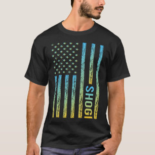 Gradient Flag 01 Shogi T-Shirt