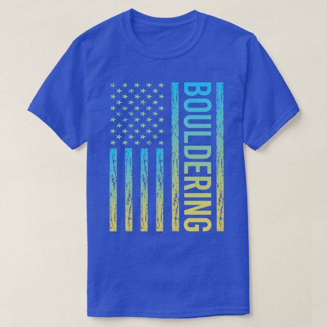 Gradient Flag 02 Boulderingklettern T-Shirt (Design vorne)