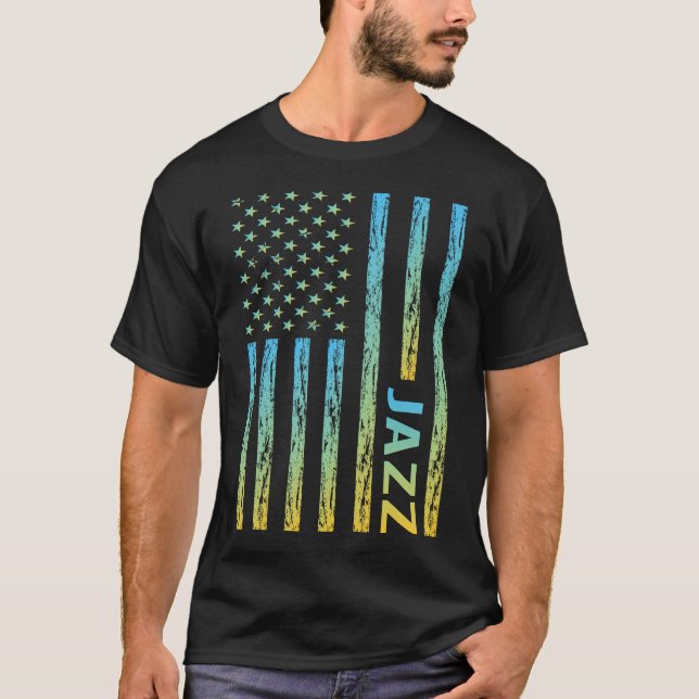Gradient Flag 02 Jazz T-Shirt (Vorderseite)
