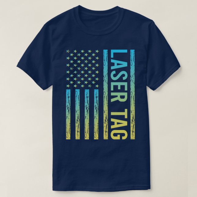Gradient Flag 02 Laser Tag T-Shirt (Design vorne)
