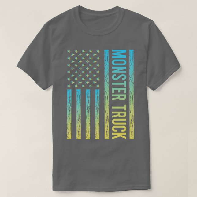 Gradient Flag 02 Monster LKW T-Shirt (Design vorne)