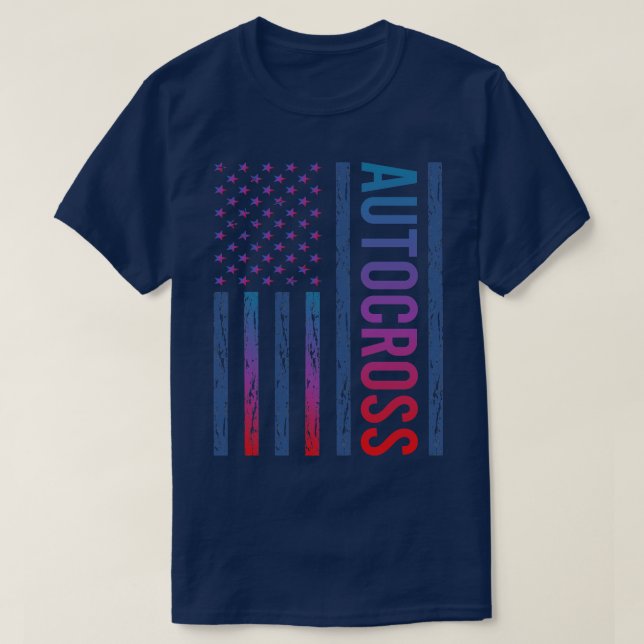 Gradient Flag Autocross T-Shirt (Design vorne)