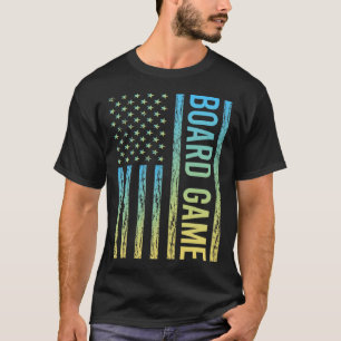 Gradient Flag Board Game Games T-Shirt