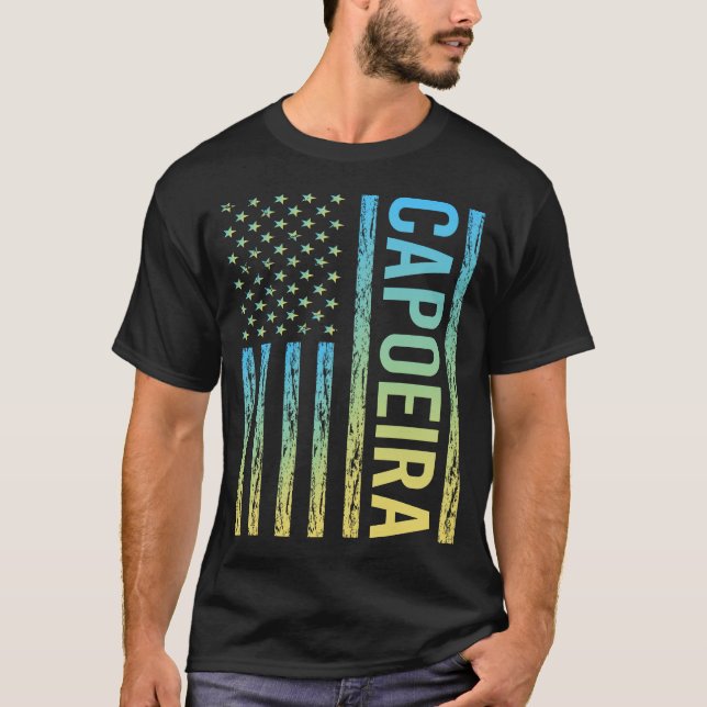 Gradient Flag Capoeira T-Shirt (Vorderseite)