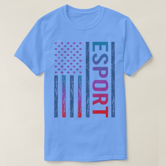 Gradient Flag Esport Esports T-Shirt (Design vorne)