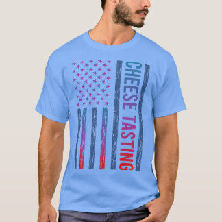 Gradient-Flag-Käse-Verkostung T-Shirt