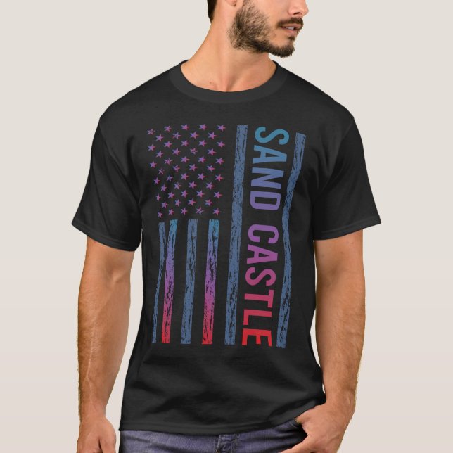Gradient-Flag-Sandburg T-Shirt (Vorderseite)