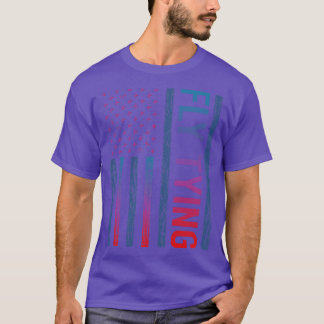 Gradient Flag Tying T-Shirt