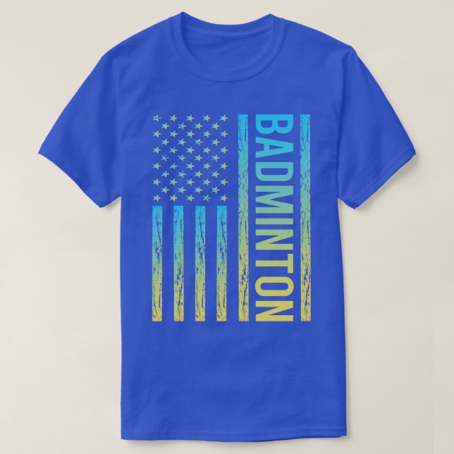 Gradient Flagge 02 Badminton T-Shirt (Design vorne)